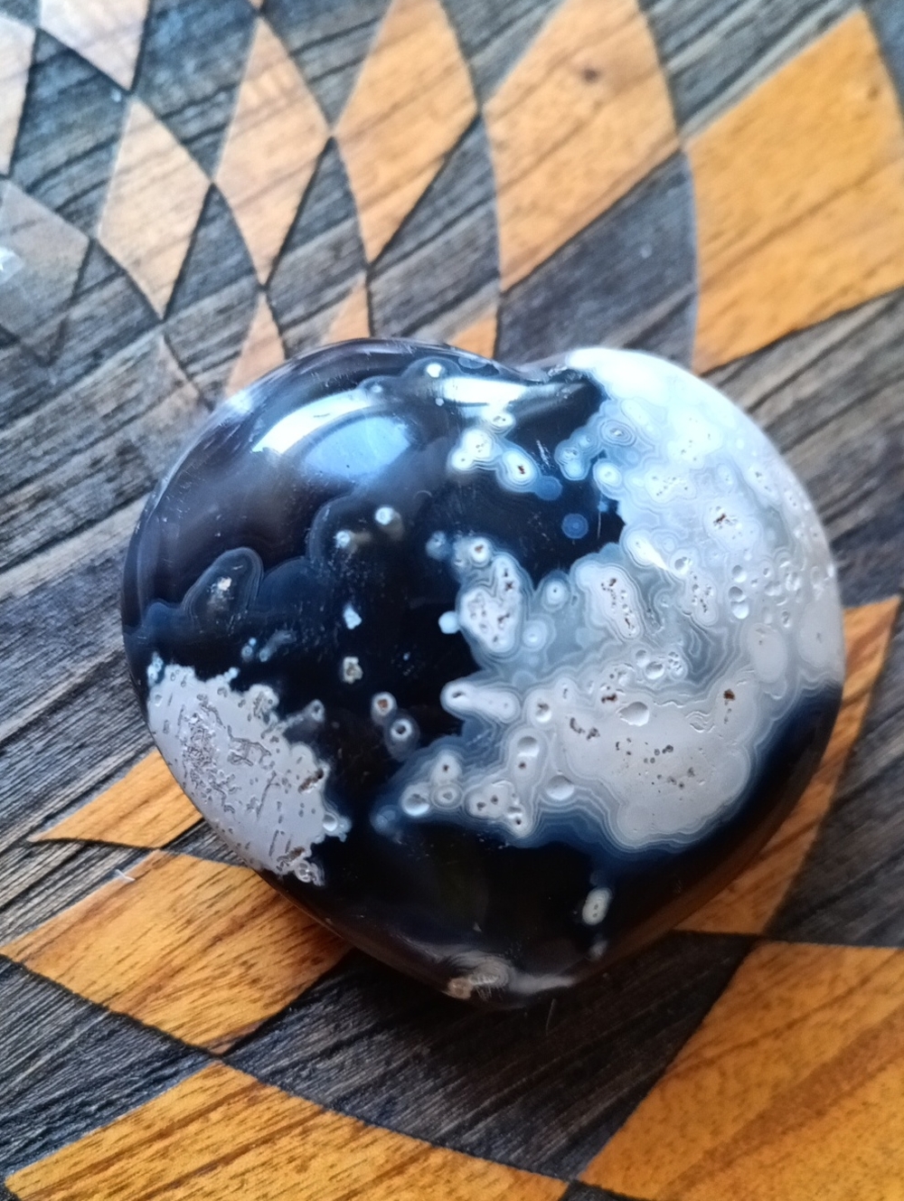 Orco Agate Heart Crystal
